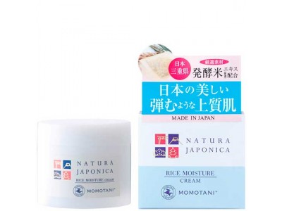 Momotani Natura Japonica Rice Moisture Cream - Крем для лица Увлажняющий с Экстрактом Риса 48гр
