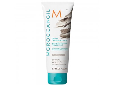 Moroccanoil Color Depositing Mask Platinum - Маска тонирующая для волос Платина 200мл