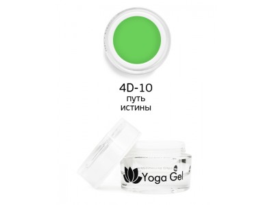 nano professional 4D Yoga Gel - Гель-дизайн 4D-10 путь истины 6мл