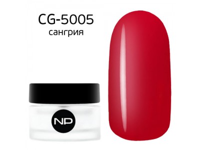 nano professional Gel - Гель классический цветной CG-5005 сангрия 5мл