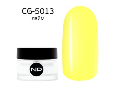 nano professional Gel - Гель классический цветной CG-5013 лайм 5мл