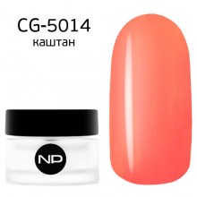 nano professional Gel - Гель классический цветной CG-5014 каштан 5мл