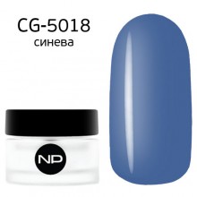 nano professional Gel - Гель классический цветной CG-5018 cинева 5мл