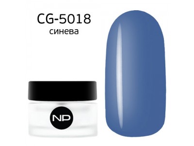 nano professional Gel - Гель классический цветной CG-5018 cинева 5мл