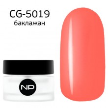 nano professional Gel - Гель классический цветной CG-5019 баклажан 5мл
