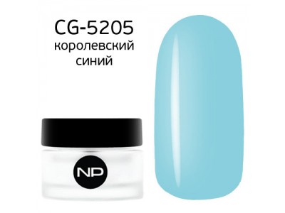 nano professional Gel - Гель классический цветной CG-5205 королевский синий 5мл
