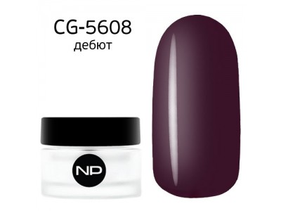 nano professional Gel - Гель классический цветной CG-5608 дебют 5мл