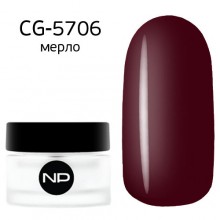 nano professional Gel - Гель классический цветной CG-5706 мерло 5мл
