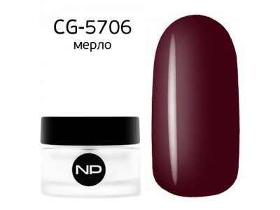 nano professional Gel - Гель классический цветной CG-5706 мерло 5мл