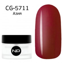 nano professional Gel - Гель классический цветной CG-5711 Азия 5мл
