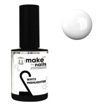 nano professional make up for nails - Гель укрепляющий White Highlighter 15мл