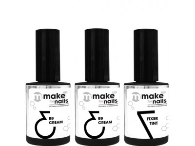 nano professional make up for nails - Набор гелей Love Set 15 + 15 + 15мл