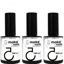 nano professional make up for nails - Набор гелей Tint Set 15 + 15 + 15мл