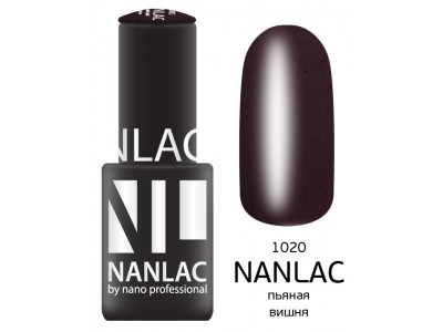 nano professional Nanlac - Гель-лак Эмаль NL 1020 пьяная вишня 6мл