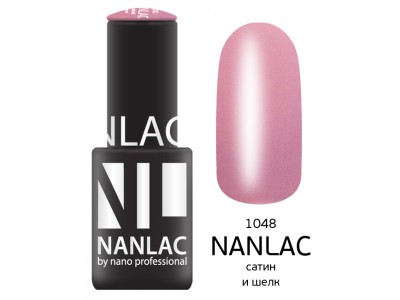 nano professional Nanlac - Гель-лак Эмаль NL 1048 сатин и шелк 6мл