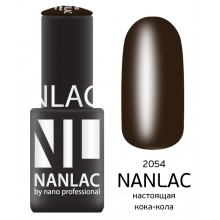nano professional Nanlac - Гель-лак Эмаль NL 2054 настоящая кока-кола 6мл