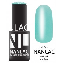 nano professional Nanlac - Гель-лак Эмаль NL 2055 мятный сорбет 6мл