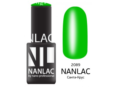 nano professional Nanlac - Гель-лак Эмаль NL 2089 Санта-Круc 6мл
