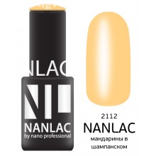 nano professional Nanlac - Гель-лак Эмаль NL 2112 мандарины в шампанском 6мл