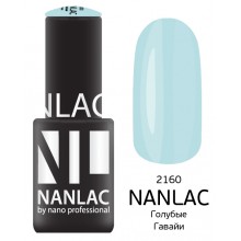 nano professional Nanlac - Гель-лак Эмаль NL 2160 Голубые Гавайи 6мл