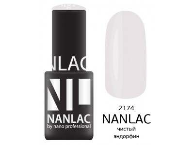 nano professional Nanlac - Гель-лак Эмаль NL 2174 чистый эндорфин 6мл