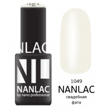 nano professional Nanlac - Гель-лак камуфлирующий NL 1049 свадебная фата 6мл