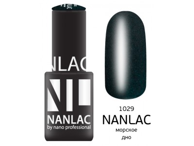 nano professional Nanlac - Гель-лак Мерцающая эмаль NL 1029 морское дно 6мл