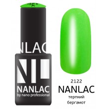 nano professional Nanlac - Гель-лак Мерцающая эмаль NL 2122 терпкий бергамот 6мл