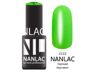 nano professional Nanlac - Гель-лак Мерцающая эмаль NL 2122 терпкий бергамот 6мл