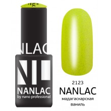 nano professional Nanlac - Гель-лак Мерцающая эмаль NL 2123 мадагаскарская ваниль 6мл