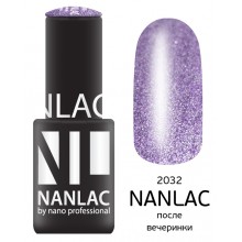 nano professional Nanlac - Гель-лак Металлик NL 2032 после вечеринки 6мл