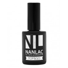 nano professional Nanlac - Гель-лак защитный Top & Go 15мл