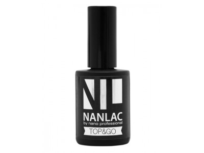 nano professional Nanlac - Гель-лак защитный Top & Go 15мл