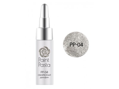 nano professional Paint Pasta - Гель-паста PP-04 серебряный дельфин 7мл