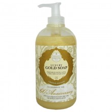 Nesti Dante Anniversary 60th Gold Liquid Soap - Мыло Жидкое Юбилейное Золотое для Всех Типов Кожи 250мл