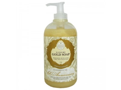 Nesti Dante Anniversary 60th Gold Liquid Soap - Мыло Жидкое Юбилейное Золотое для Всех Типов Кожи 250мл