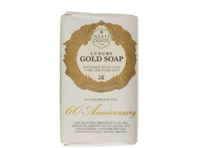 Nesti Dante Anniversary 60th Gold Soap - Мыло Юбилейное Золотое для Всех Типов Кожи 250мл