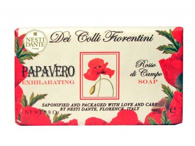 Nesti Dante Dei Colli Florentini Exhilarating Poppy - Мыло Бодрящий Мак (увлажнение и питание) 250мл
