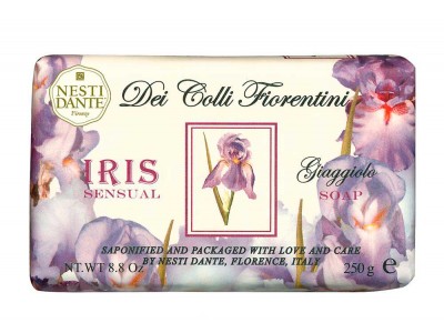 Nesti Dante Dei Colli Florentini Sensual Iris - Мыло Чувственный Ирис (увлажняющее и успокаивающее) 250мл