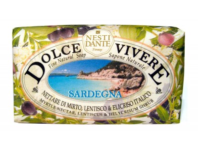 Nesti Dante Dolce Vivere Sardinia - Мыло Сардиния (освежающее и очищающее) 250мл
