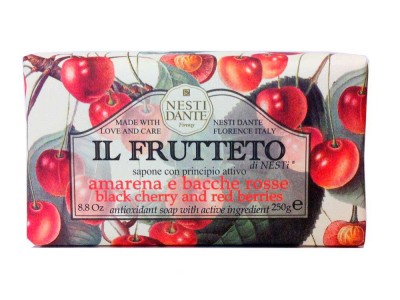 Nesti Dante Il Frutteto Black Cherry & Red Berries - Мыло Черешня и Красные Ягоды 250гр