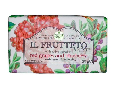 Nesti Dante Il Frutteto Red grapes & Blueberry - Мыло Красный Виноград и Голубика 250гр