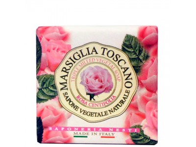 Nesti Dante Marsiglia Toscano Rosa Centifolia - Мыло Роза Центифолия (очищение и успокоение) 200мл