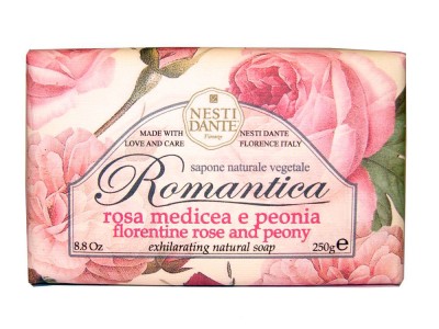 Nesti Dante Romantica Florentine Rose & Peony - Мыло Флорентийская Роза и Пион 250мл