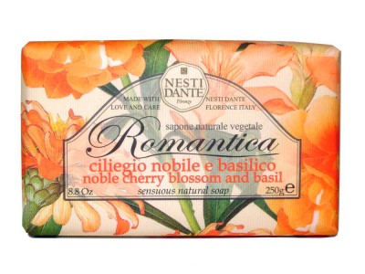 Nesti Dante Romantica Noble Cherry Blossom & Basil - Мыло Вишневый Цвет и Базилик 250мл