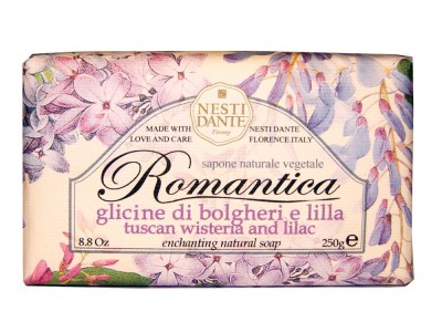 Nesti Dante Romantica Tuscan Wisteria & lilac - Мыло Тосканская Глициния и Сирень 250мл