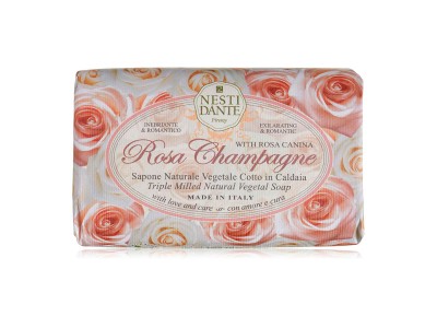 Nesti Dante Rose Champagne - Мыло Роза Шампань (очищение и питание) 150мл