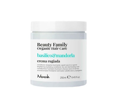 Nook Beauty Family Basilico & Mandorla Crema Rugiada - Крем-кондиционер для сухих и тусклых волос 250мл