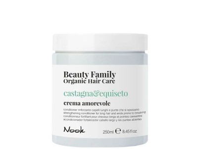 Nook Beauty Family Castagna & Equiseto Crema Amorevole - Крем-кондиционер для ломких и секущихся волос 250мл