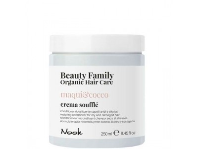 Nook Beauty Family Maqui & Cocco Crema Souffle - Крем-кондиционер восстанавливающий для сухих и поврежденных волос 250мл